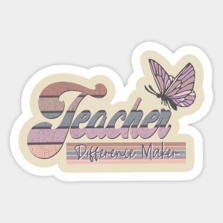 Teacher difference maker Sticker